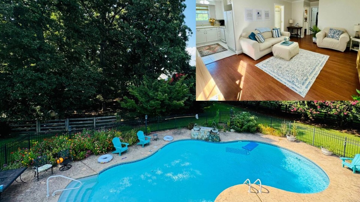 Franklin County Apartment | Countryside Carriage House with Pool Near Athens & Commerce-Kid & Pet Friendly