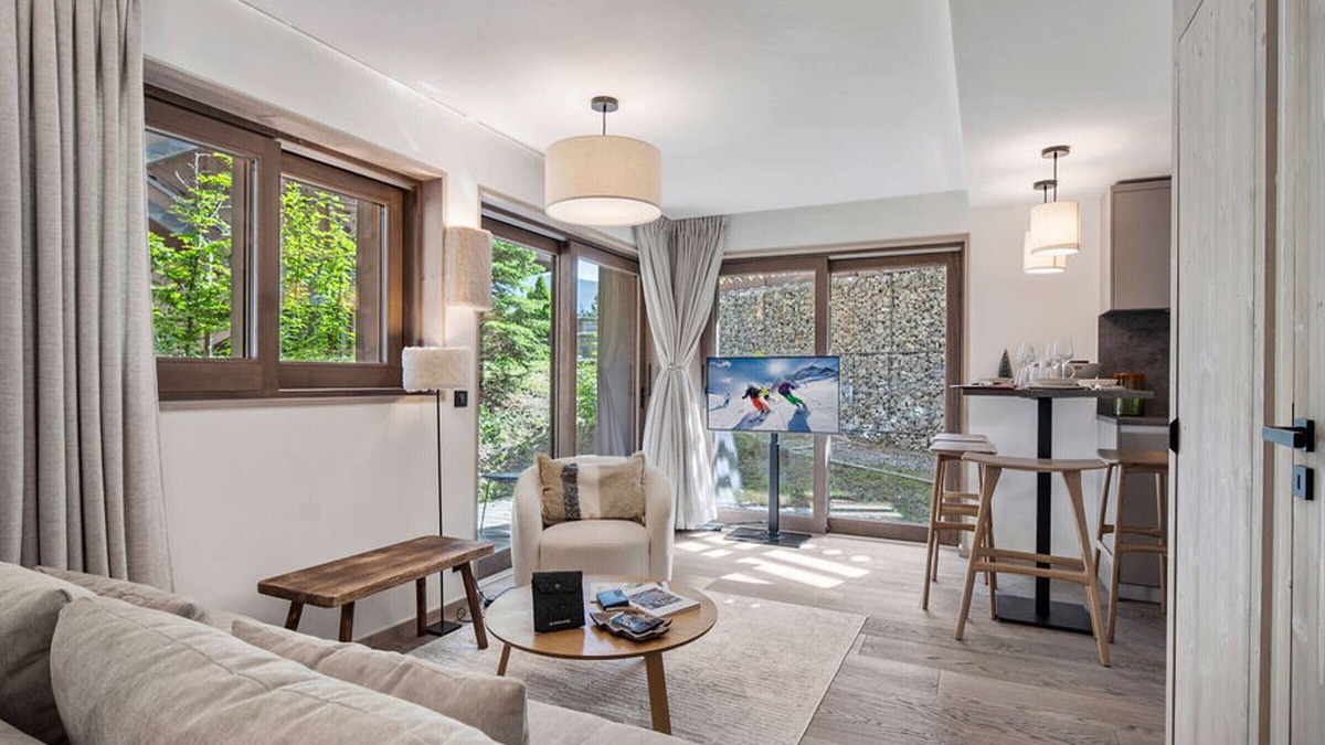 Le Praz Apartment | Courchevel Le Praz: Apt 36m², 2 adults + 2 kids, Wifi, Parking