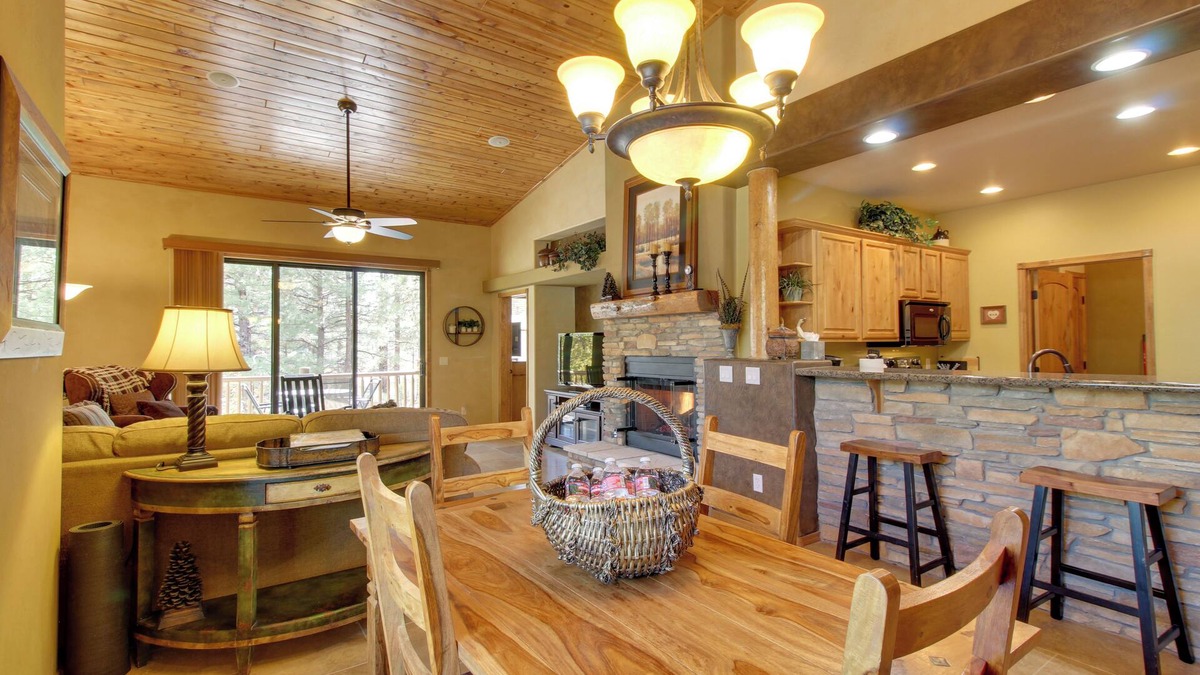Torreon Villa | Covered Deck: Cozy Show Low Villa in Torreon!