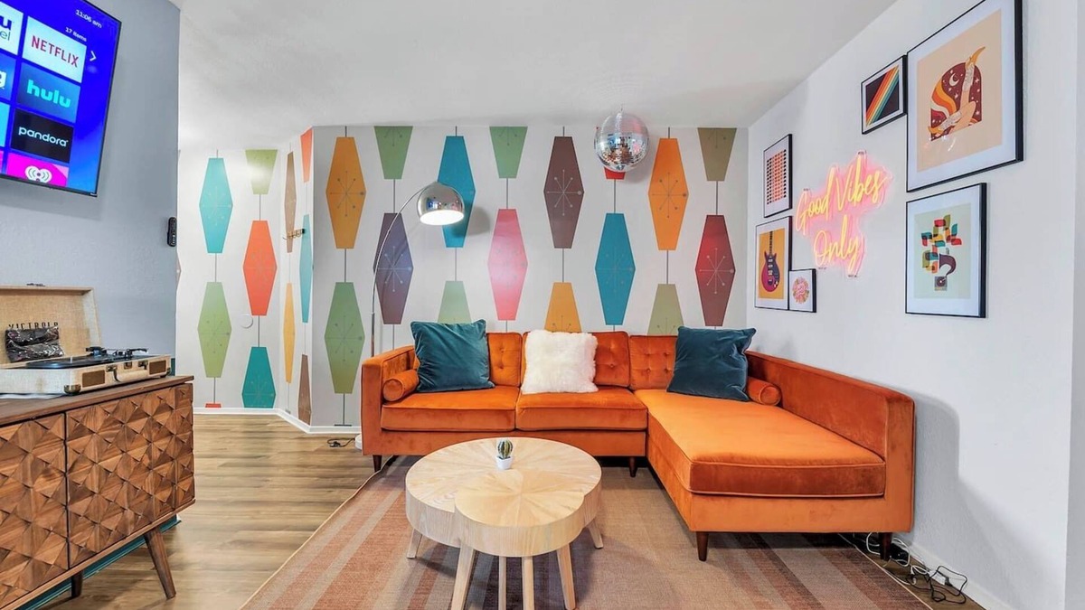 Tanglewood Forest House | Cowboy Pool Bliss, 2BR/2BA Retro Vibes, King Beds