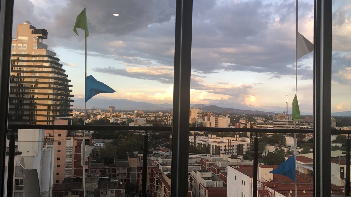 Del Valle Apartment | Coyoacan cineteca luxury apartment overlooking the volcanoes