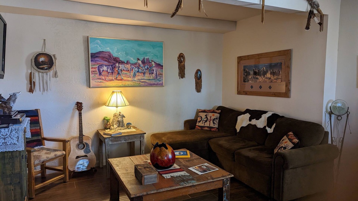 New River House | Coyote Cabin, Cowboy Decor, Scenic Desert