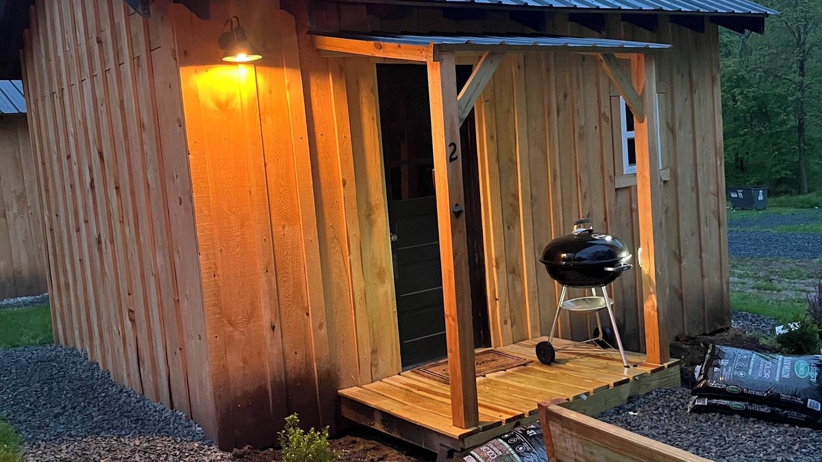 Dushore Cabin | Cozy 1-bedroom cabin in Dushore at Rocky Valley Campground Cabin 2