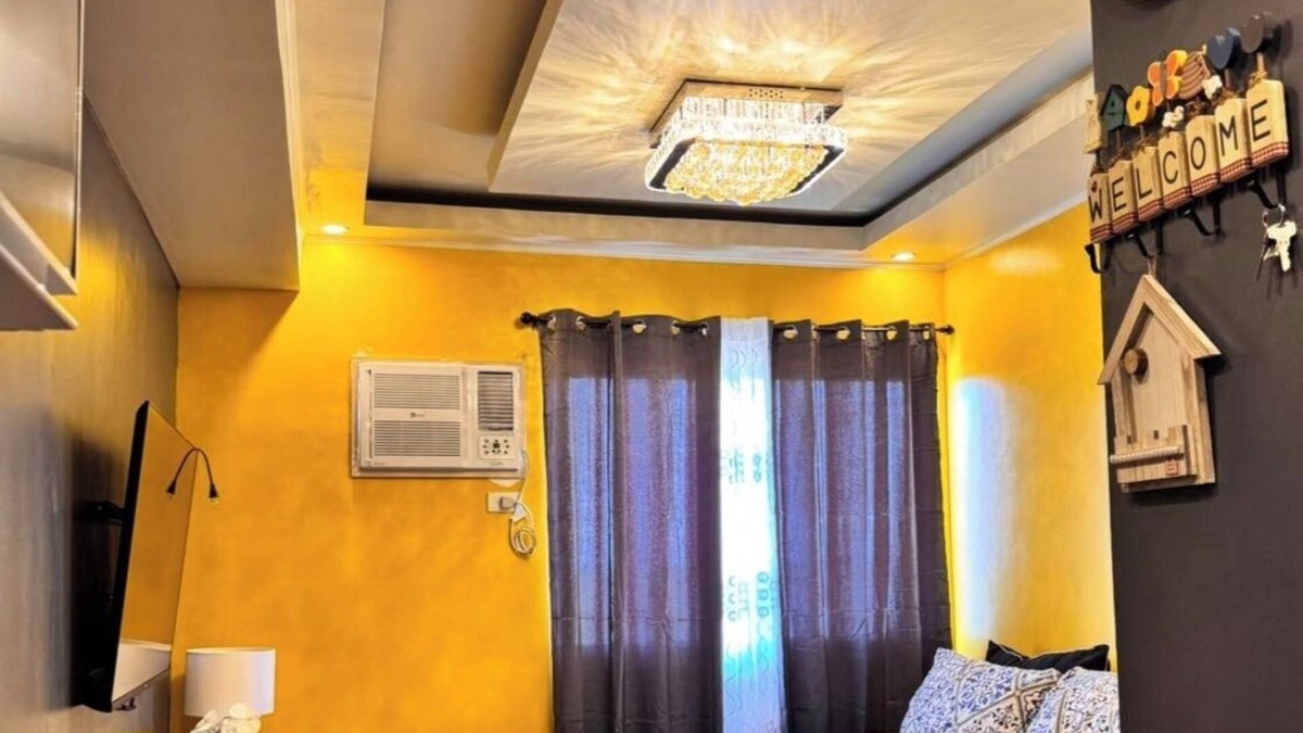 Silang Condo | Cozy 1-bedroom condo with AC, WiFi in serene Silang Kitchen mini karaoke.