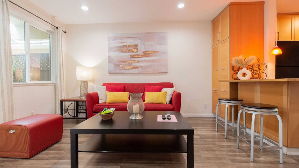 Sunnyvale Apartment | 💎Cozy 1B/1B in a prime location 🌲AC/1000mb wifi/Washer, dryer/more…