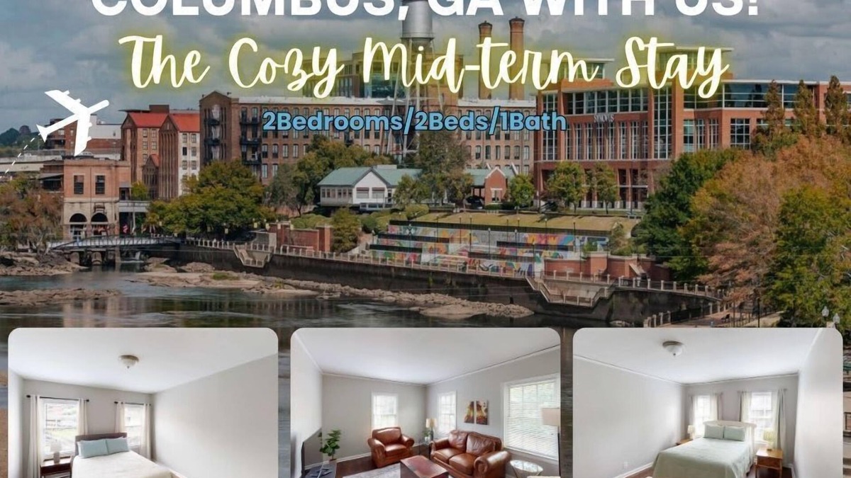 Columbus Apartment | Cozy 2-Bed Mid-Term Stay