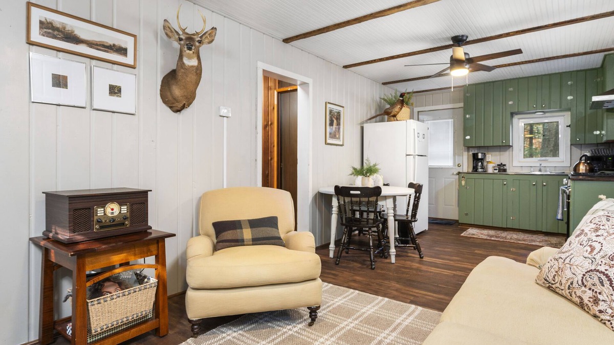 Dickson Township Cabin | Cozy 2 bedroom cabin right down the road from TippyDam, Hiking, Crystal Mountain