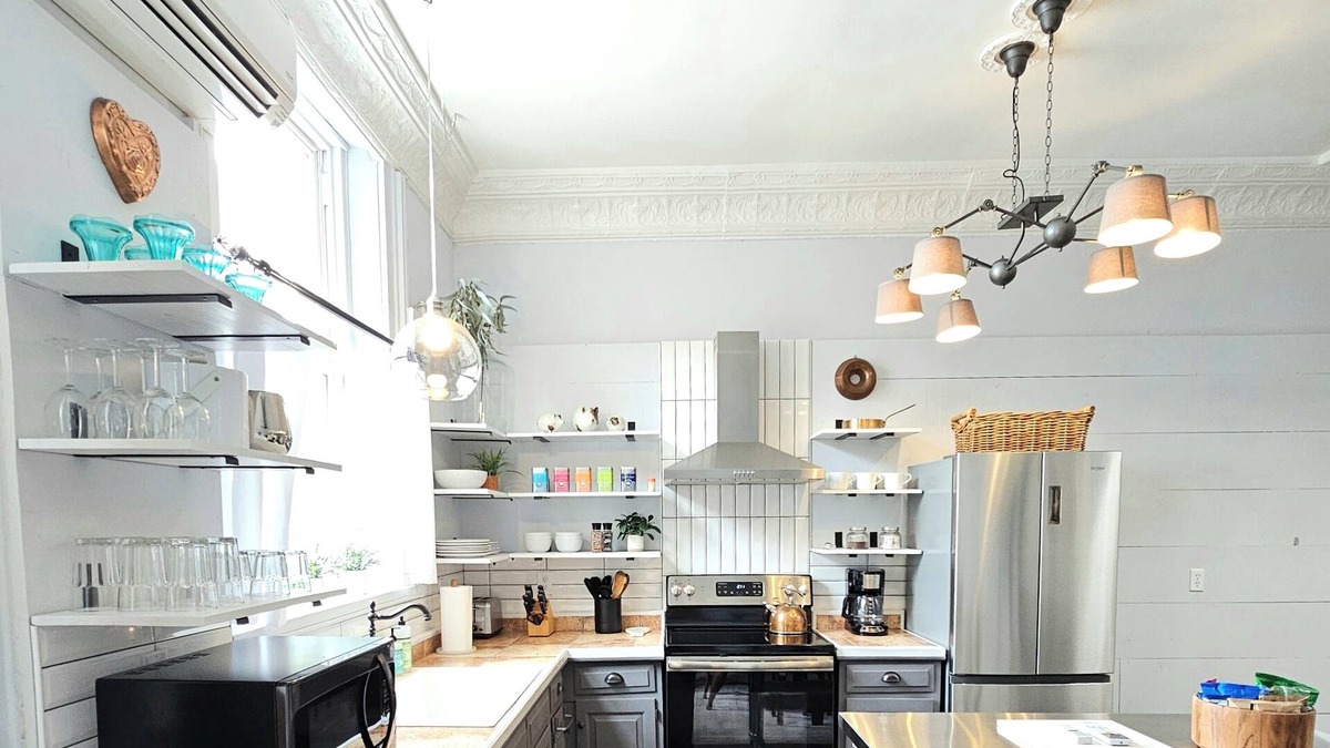 Charleston Apartment | Cozy 2BR Loft in Downtown Charleston, IL