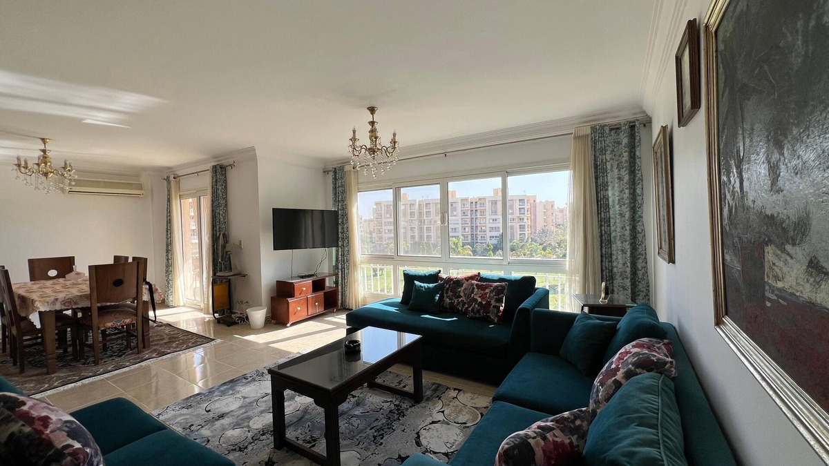 Madinaty Apartment | Cozy 4-bedroom apartment newly furnished in beautiful Madinaty with WiFi, AC