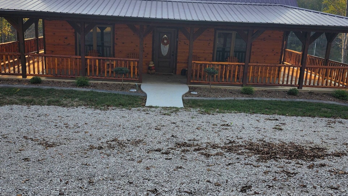 Lewisburg Cabin | Cozy 4-bedroom cabin with a private lake. Pet Friendly.