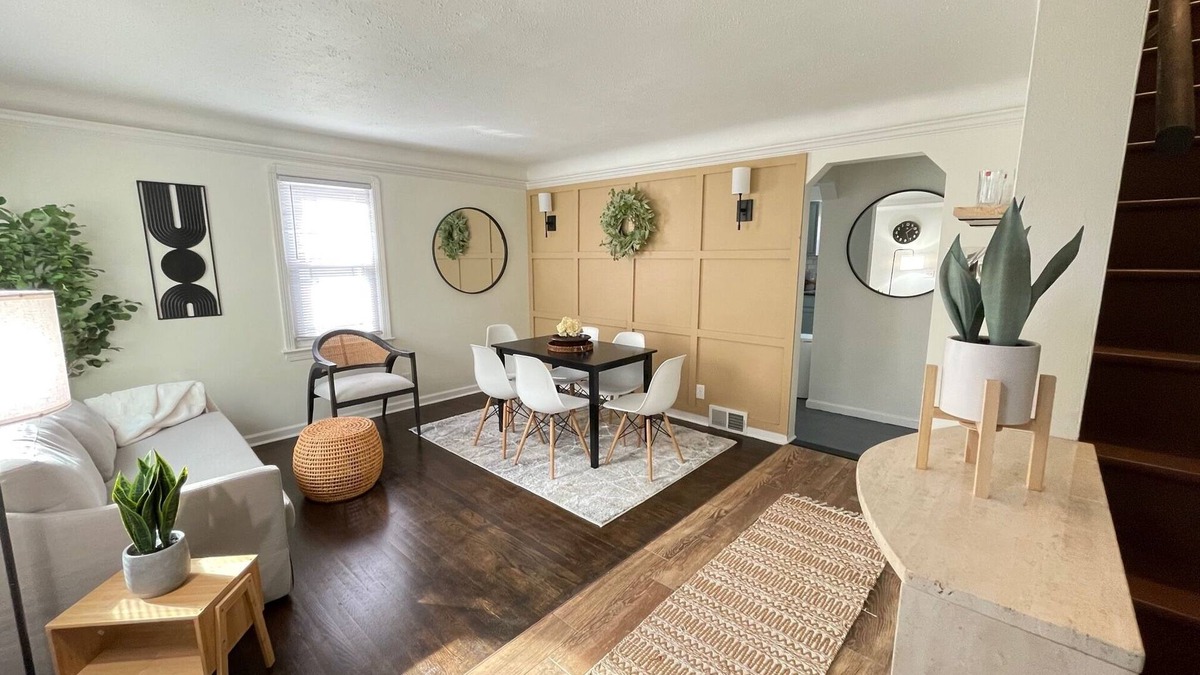 Berea House | Cozy 4BR & 2 Bath-CLE, BW, IX Center-walkout basement - firepit - dog friendly!