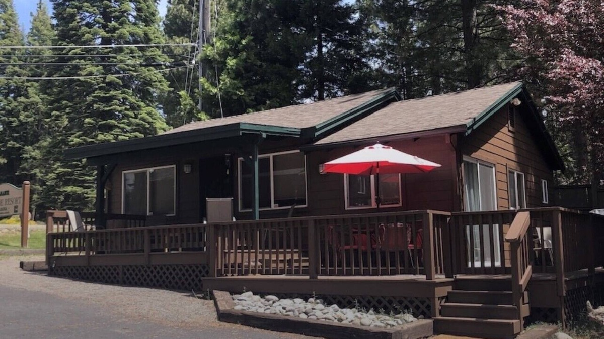 Peninsula Village Cabin | Cozy Almanor Lakefront 2 Bed/2 Bath Cabin. Boat Ramp and Boat Slip Included