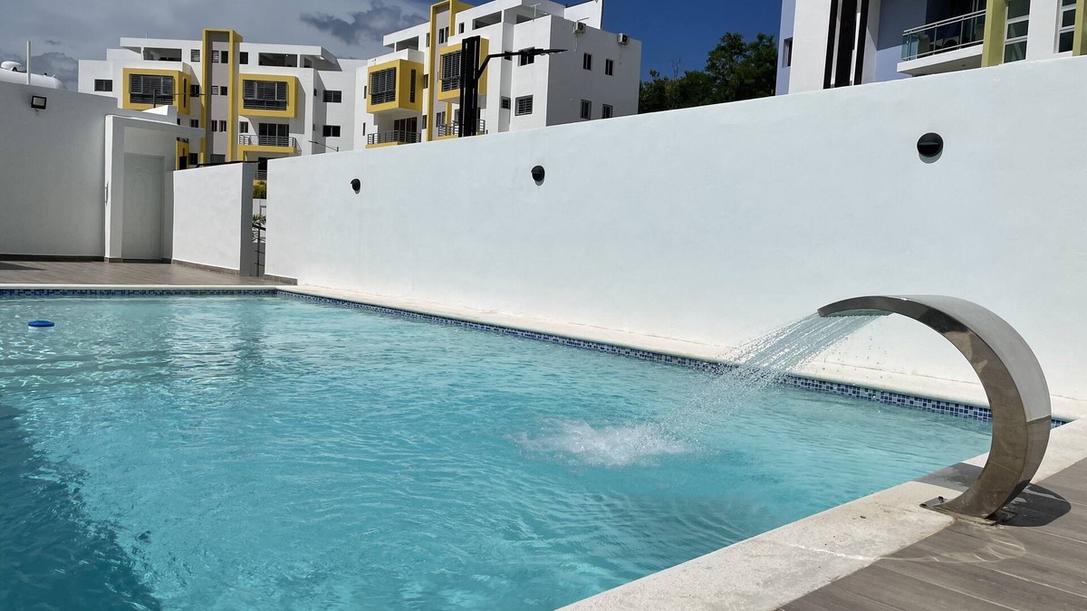 Guaricano Apartment | Cozy Apartment with Pool View 10 minutes USA Embassy