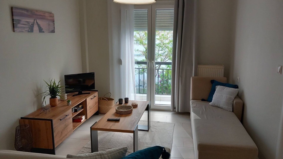 Kalamaria Apartment | Cozy apartment in Kalamaria close to the beach(Pet friendly!)