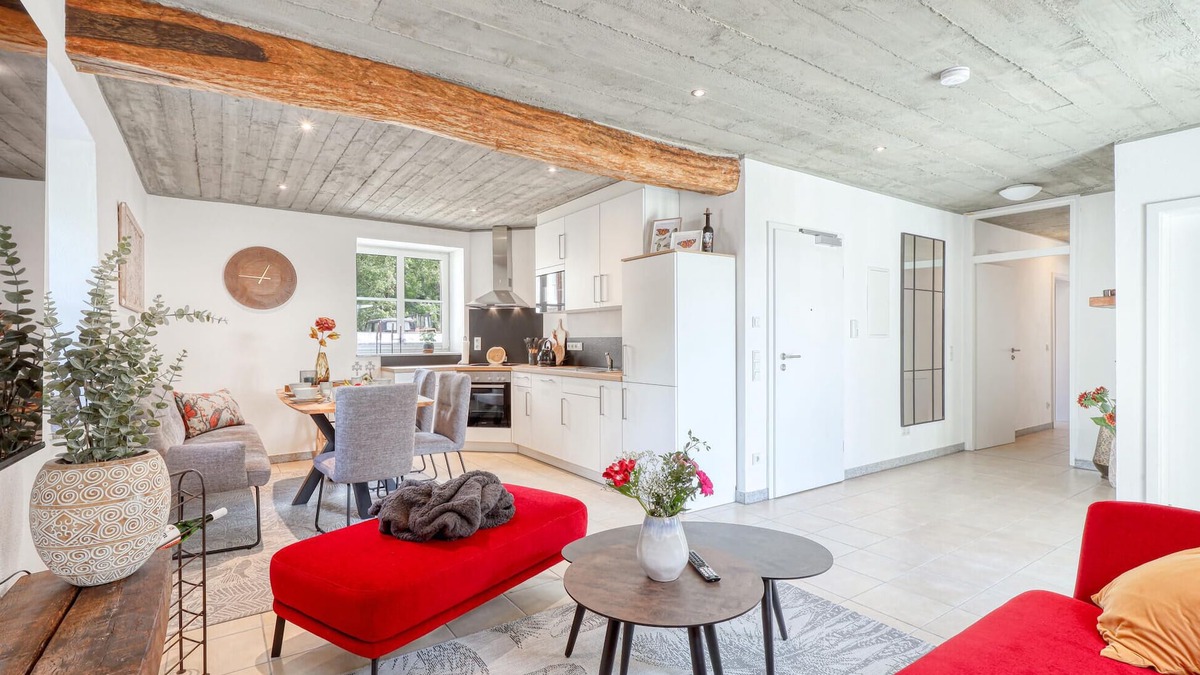 Irrhausen Apartment | Cozy apartment in Irrhausen with sauna