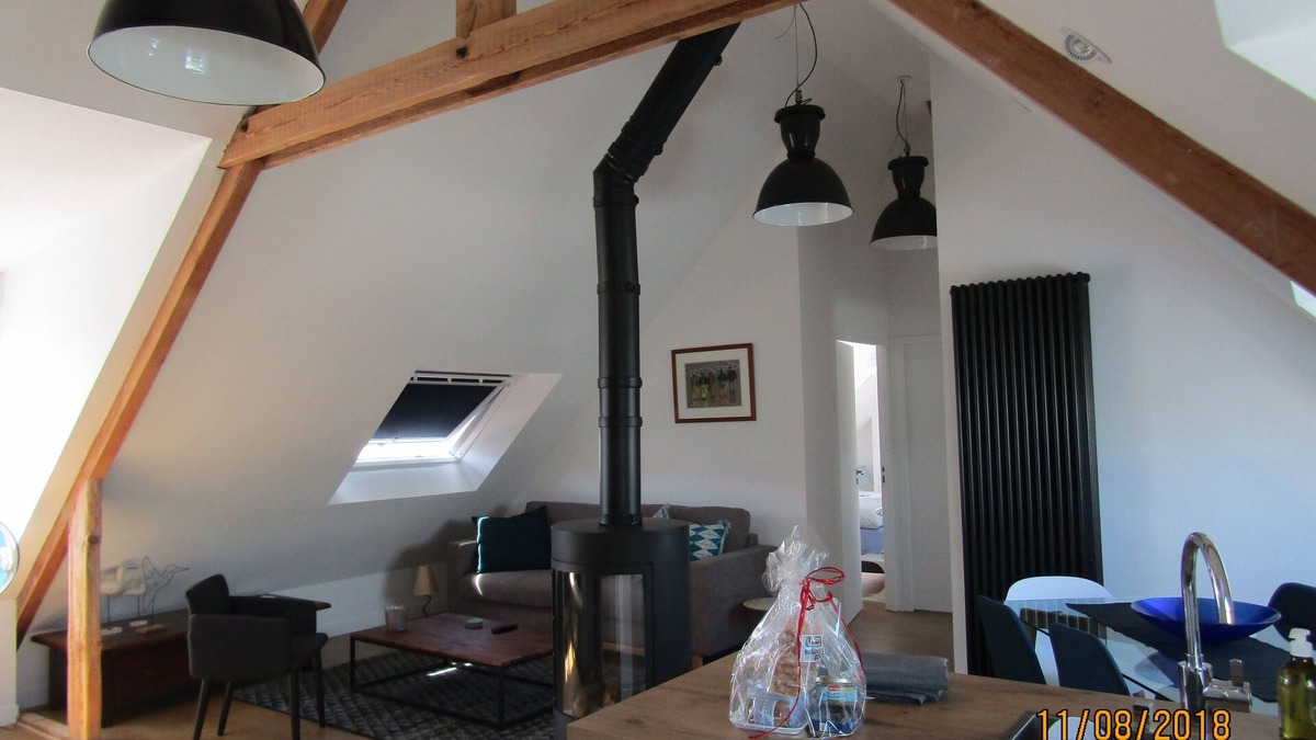 Concarneau Apartment | Cozy apartment in the city center, 2 steps from the beaches - Stove - Garage