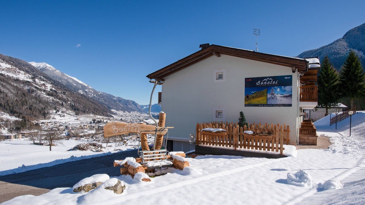 Dimaro Apartment | Cozy Apartment Ai Bonetei 4 with Mountain View, Wi-Fi, Balcony, Garden & Terrace; Parking Available