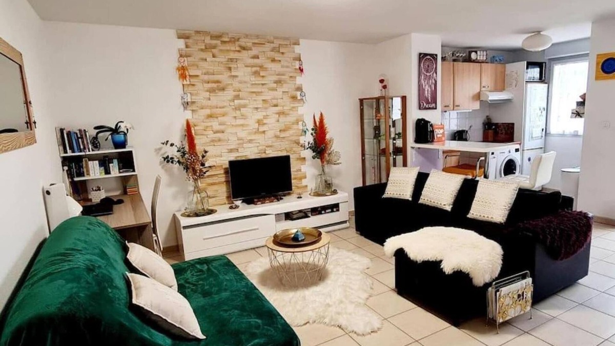 Saint-Esteve Apartment | Cozy apartment with beautiful view in St Estève