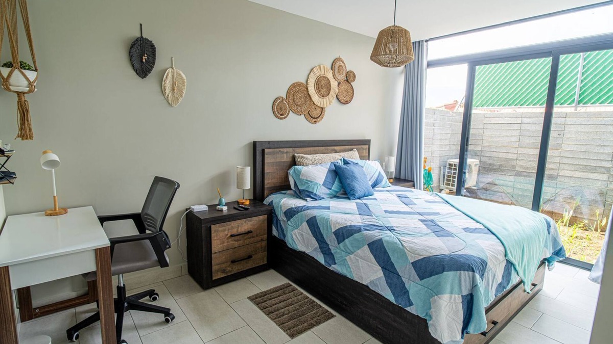 Antiguo Cuscatlan Apartment | Cozy apartment with garden, fast WiFi sofa bed and space for 3 comfortable people