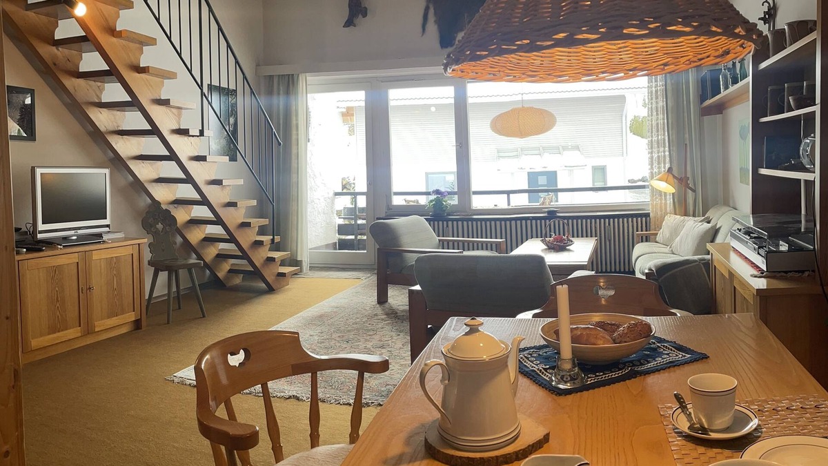 Steibis Apartment | Cozy apartment with south-facing balcony centrally located in the Allgäu, ski and hiking area