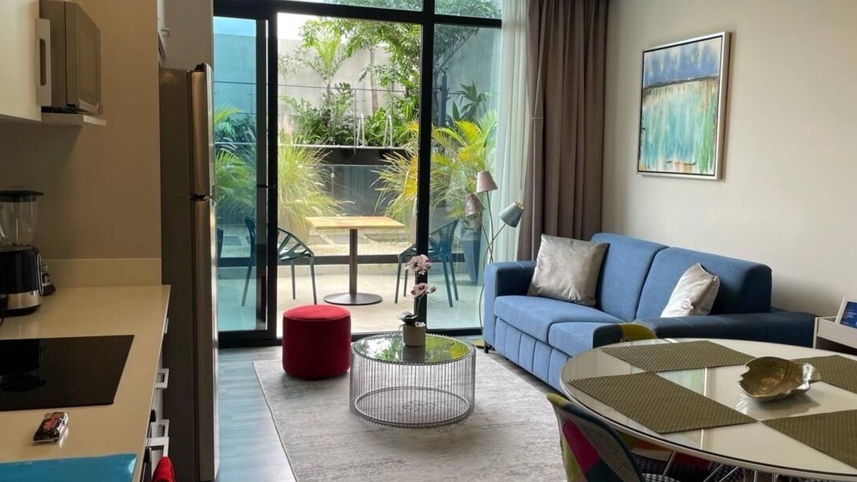 Rohrmoser Apartment | Cozy apartment with terrace Cosmopolitan Tower, Nunciatura, San Jose