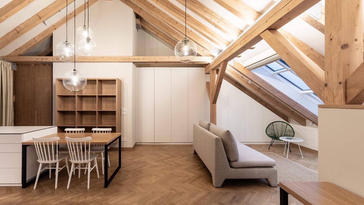 Vinohrady Apartment | Cozy Attic Loft with Terrace in Prime Location