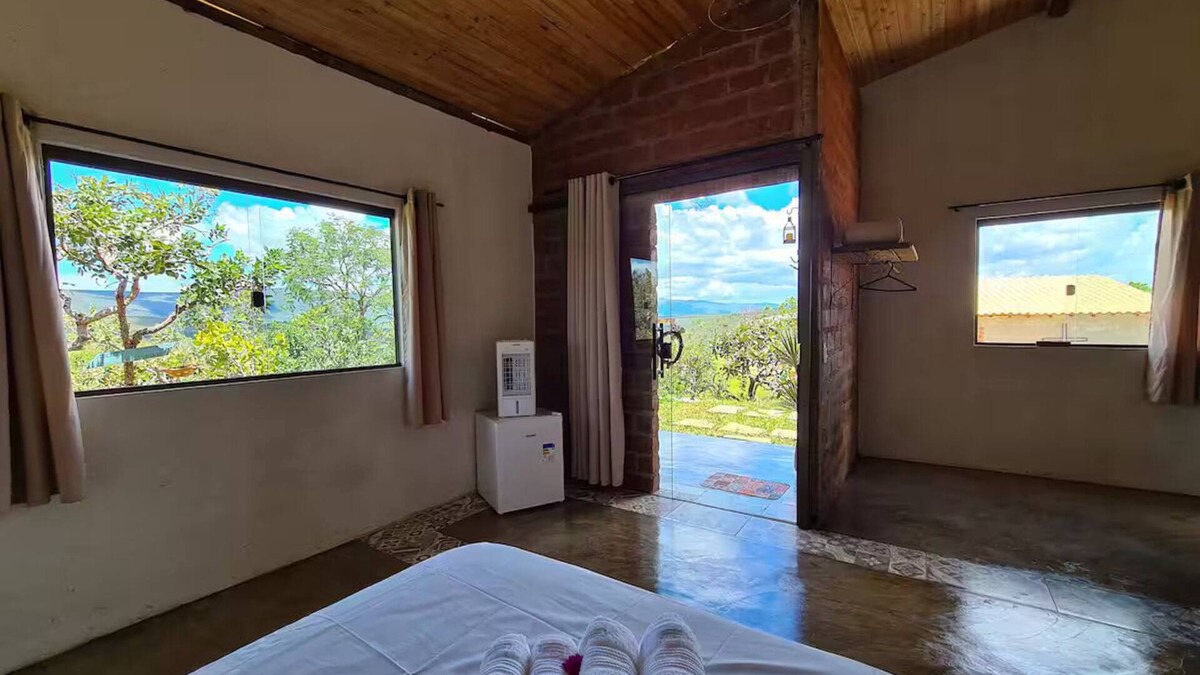 Serra do Cipo House | 🌿Cozy bungalow with views of the mountains.