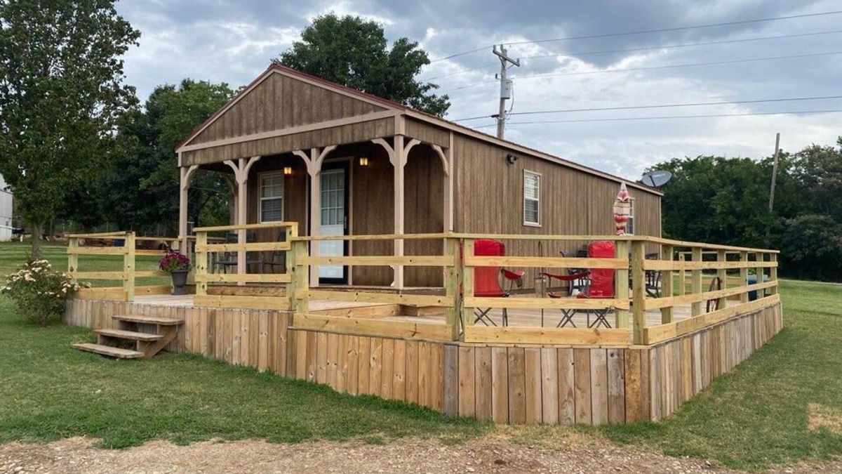 Kay County Cabin | Cozy cabin in enjoyable Kaw City with WiFi, AC