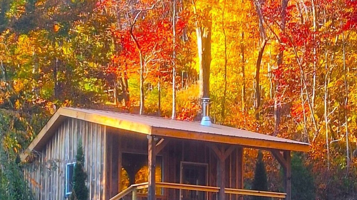 Vein Mountain Cabin | Cozy Cabin, private, romantic, wood stove, WiFi, mountains, NC