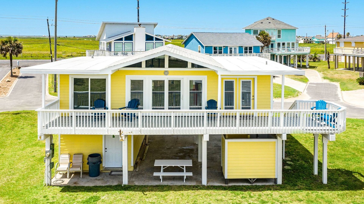 Jamaica Beach House | Cozy, Contemporary Beach House w/Gulf Views! Deck, Outdoor Shower, Dog Friendly