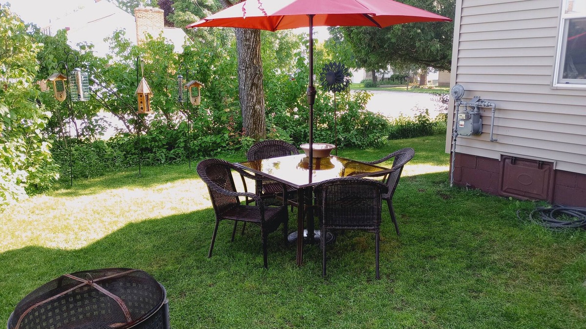 Ishpeming House | Cozy corner lot will provide a comfortable space for a couple or small family.