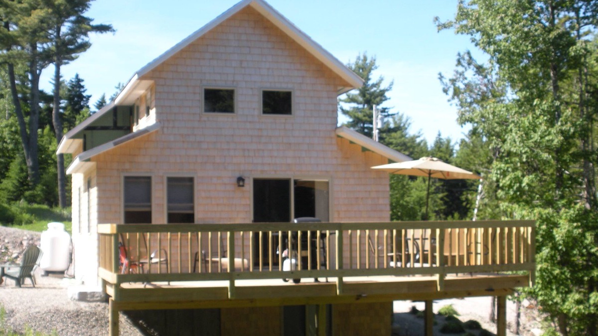 Southwest Harbor Cottage | Cozy Cottage In Town & In The Woods With A Small Brook Alongside