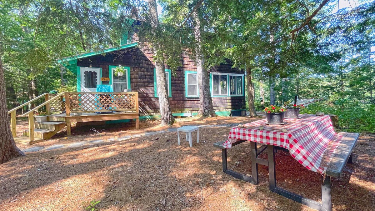 Lovell Cottage | Cozy cottage lake retreat with private beach. Perfect place to unplug.
