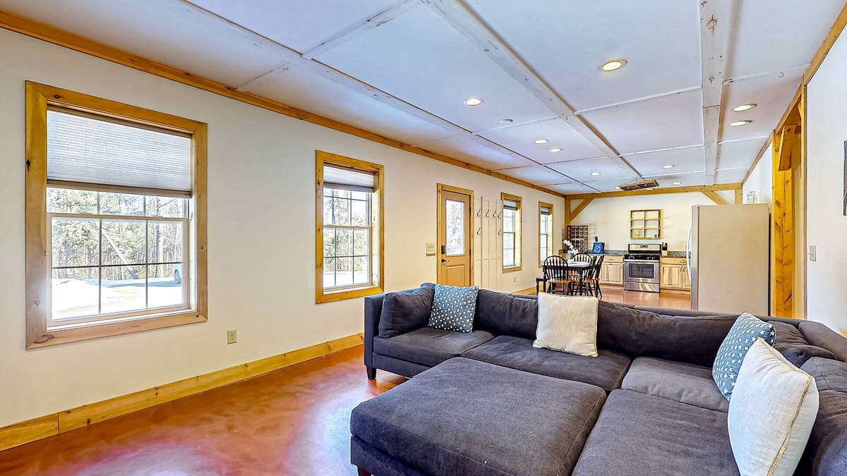 Ellsworth House | Cozy duplex near forests and lakes with gas grill, open layout, smart TV, & W/D