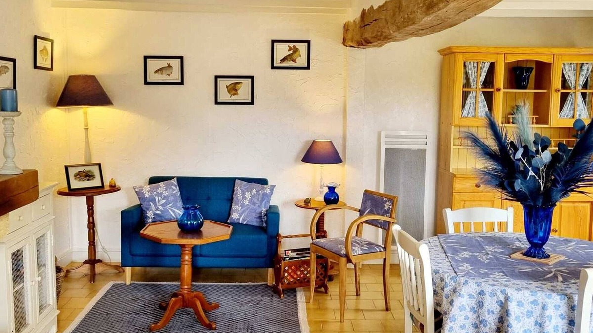 Lesquielles-Saint-Germain Cottage | Cozy Riverside Getaway with Terrace, BBQ, Fireplace - Near Village Center