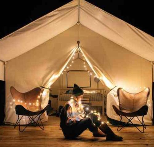 Sevier County Other | Cozy Glamp Tents at Wildland Gardens