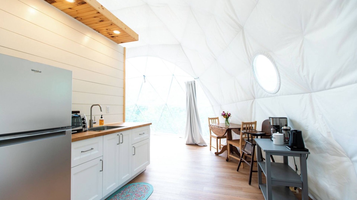 Sinks Grove Cabin | Cozy Glamping Dome on the Greenbrier River