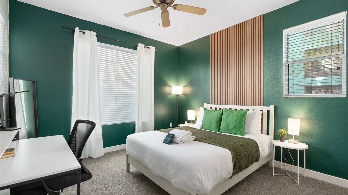 Riverside Apartment | Cozy Green 1BR Retreat Pool, Hot Tub & Near ASU & Mill Ave