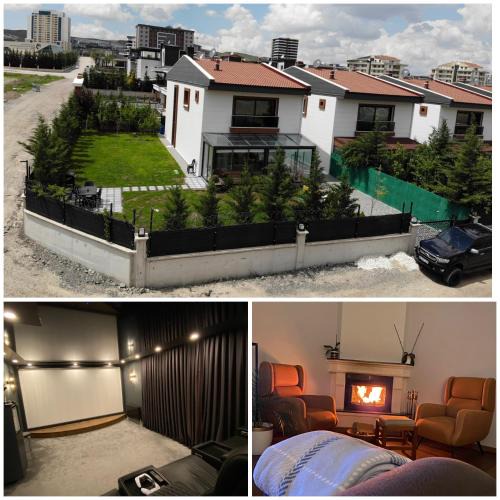 Etimesgut Villa | Cozy home - Garden, Fireplace & Cinema Experience
