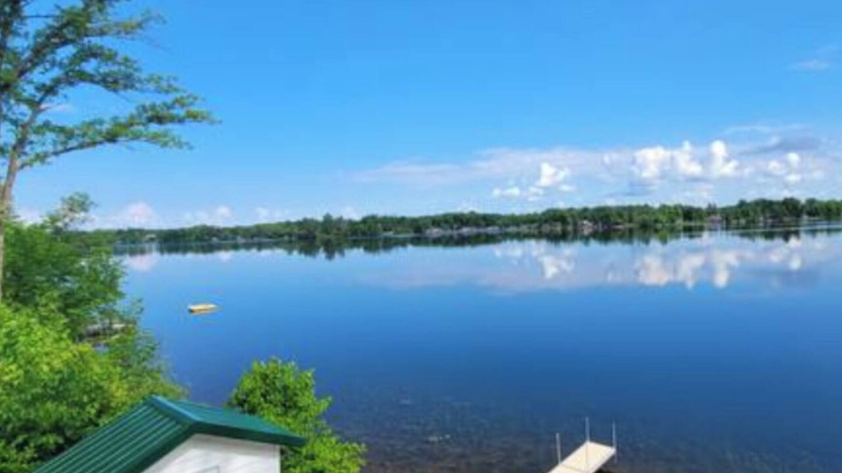Sturgeon Lake House | Cozy lake cabin with the best view on the lake! Pet friendly!