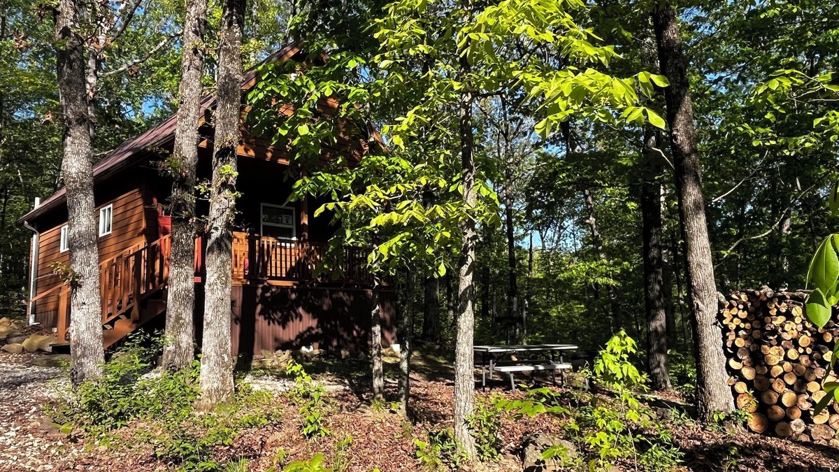 Winslow Cabin | Cozy little cabin in our little woodland village - access to the pond & meadow