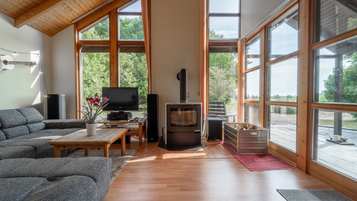 Erfde Cabin | Cozy lodge on the Eider :) with 90 square meters
