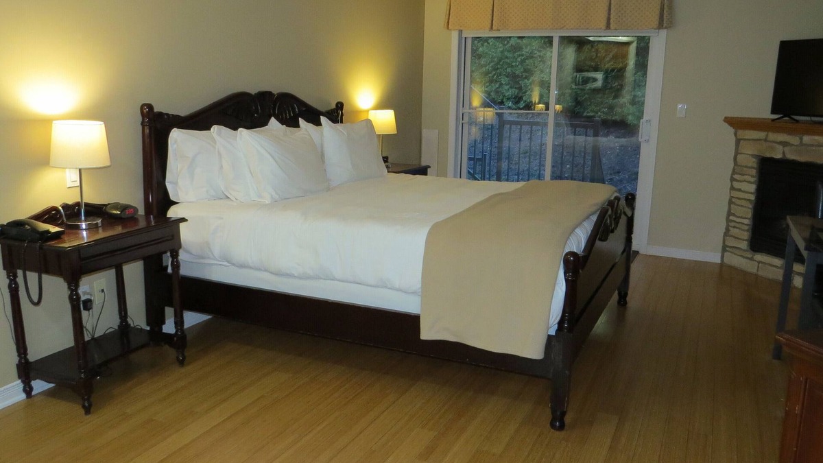 Piedmont Condo | Cozy loft for two with king bed and even a kitchenette . Rest, romance or work
