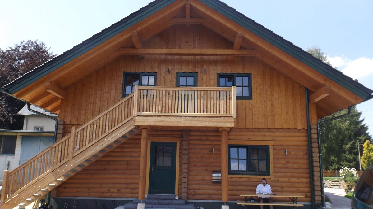 Augustusburg Apartment | Cozy log cabin - vacation apartment sunrise in the Erzgebirge with balcony