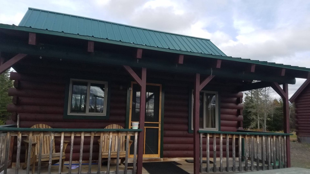 East Corinth Cabin | Cozy modern cabin located on large parcel one mile off the main road.