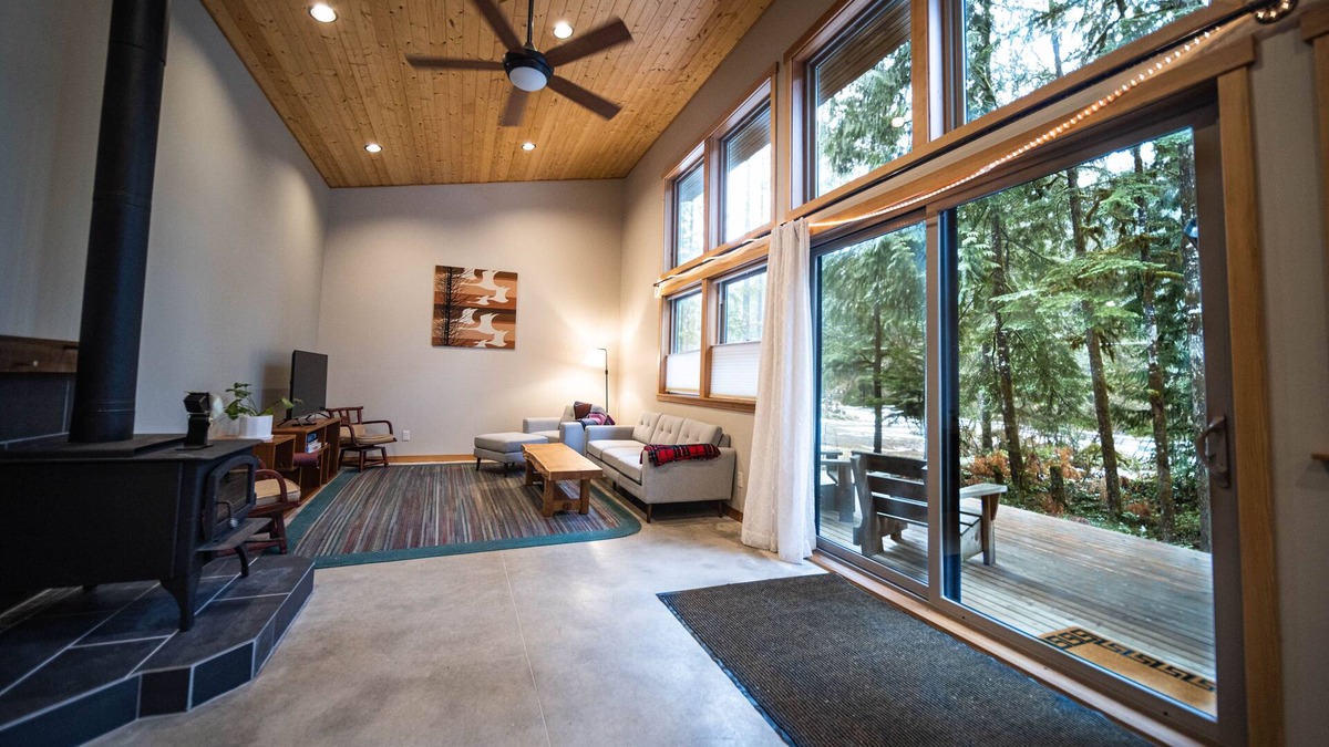 Warnick Cabin | Cozy mountain retreat in the forest-close to Mt Baker Ski Area and pet friendly!