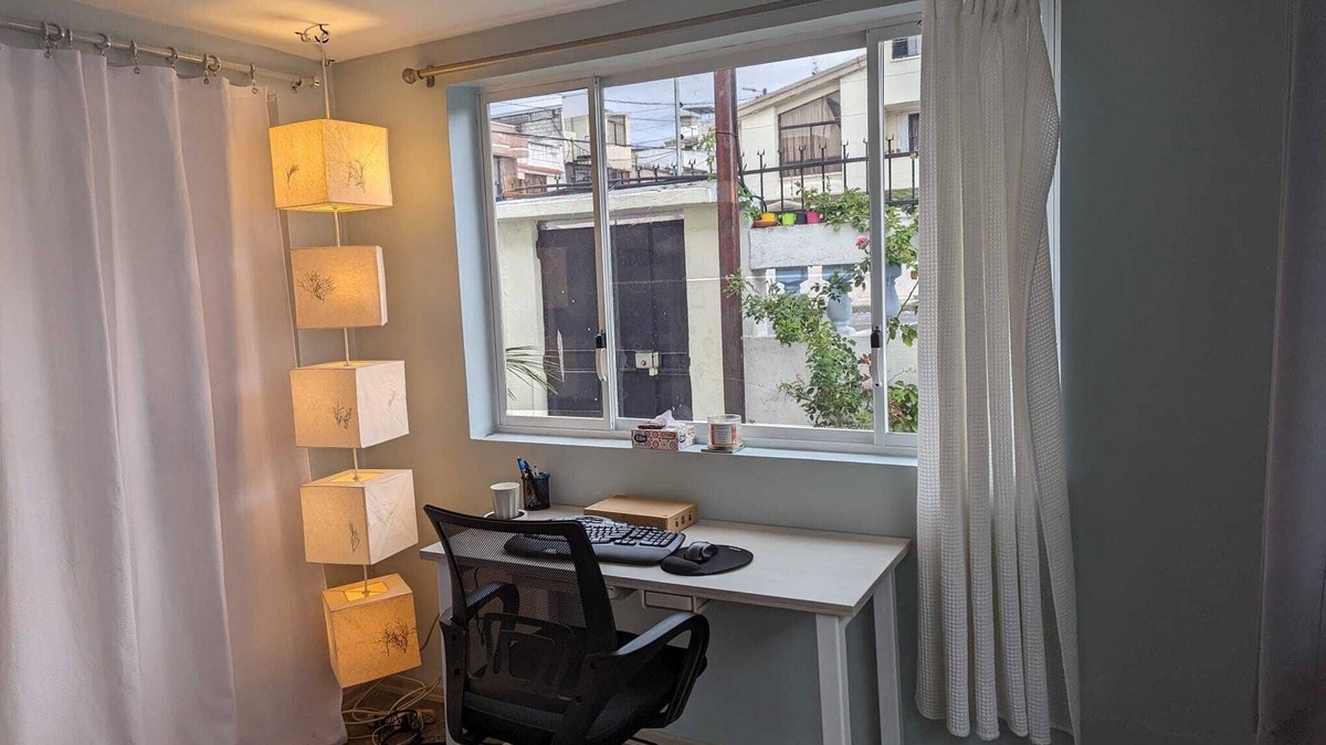 Las Tolas House | Cozy North Quito Carcelen House parking, 2 bedrooms, office, patio, gardens