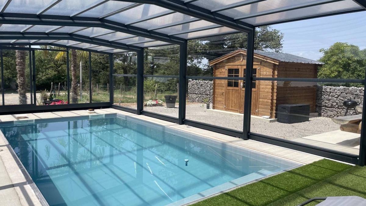 Couzon Cottage | Cozy Renovated Barn with Heated Pool, Air Conditioning, and Nearby Attractions