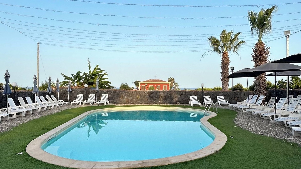 Santa Tecla Villa | COZY RUSTIC WITH ETNA VIEW WITH POOL PRIVATE INDOOR PARKING SPACE