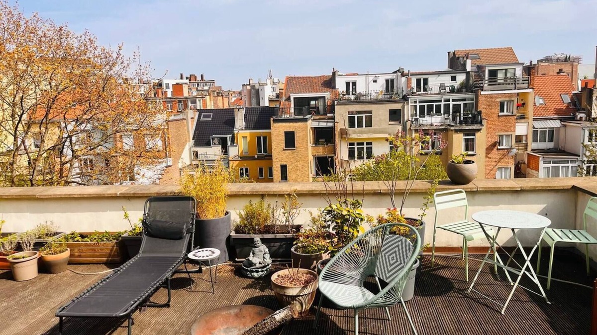 Sint-Jans-Molenbeek Apartment | Cozy, spacious & rooftop terrace 2 bedrooms, 2 bathrooms next to Tour et Taxis